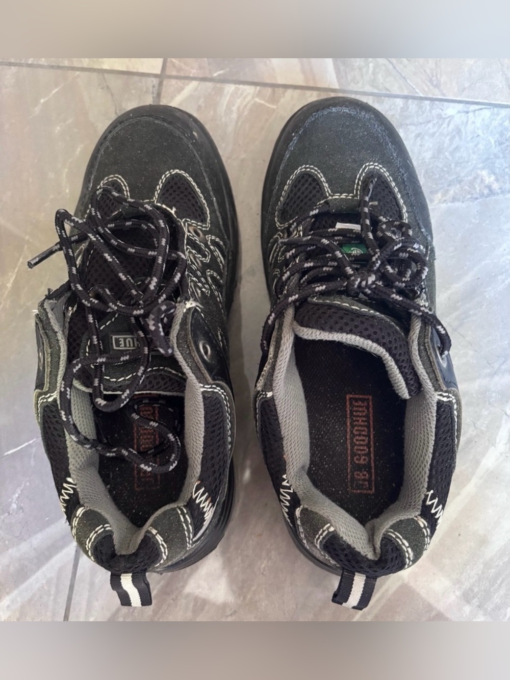 JB Goodhue Men's Black Protective Footwear Work Shoes